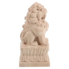 Scultura Leone in Legno Ponte