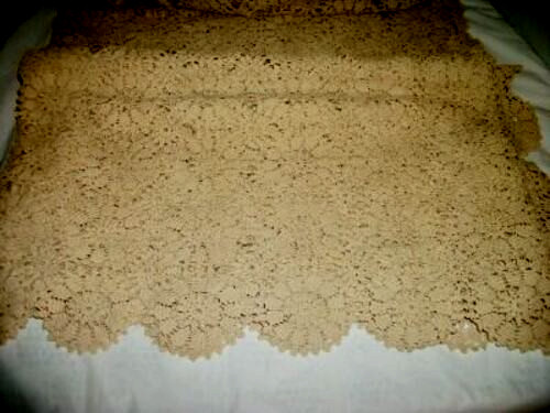 Copritavolo vintage fatto - , a