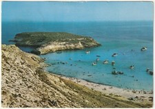 LAMPEDUSA - AGRIGENTO - L'ISOLA DEI CONIGLI E LA SPIAGGIA - VIAGG. 1975 -49735-