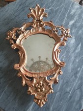 Specchiera dorata antica