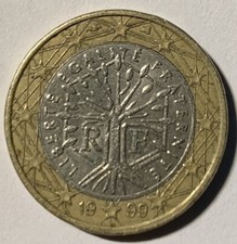 MONETA 1 Euro Francese Con