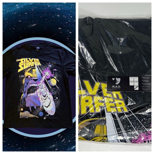 Shirt marvel silver surfer - silver,