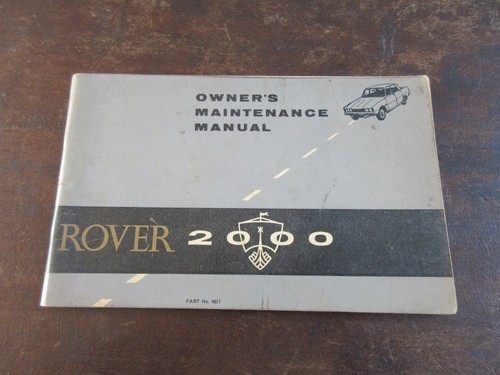 Rover 2000 autoatic 1966 - 2000, sc