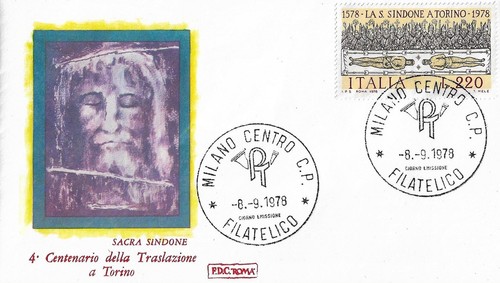 Fdc roma sacra sindone - fdc, roma: