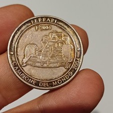 Medaglia Italiana Ferrari Campioni Del Mondo Mm 30 Circa  Lotto Sc16