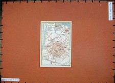 Vecchia stampa d'epoca