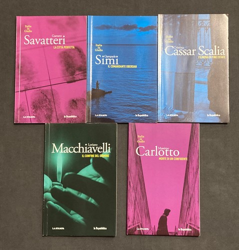 Lotto libri italia giallo - libri,