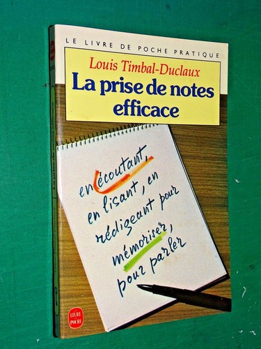 Prise notes efficace - la, de