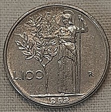Moneta 100 lire Repubblica
