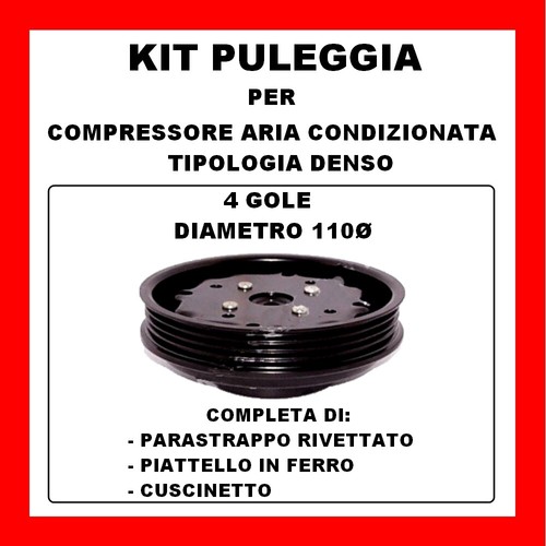 Kit puleggia compressore aria - kit,