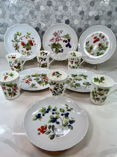 1950s berries fruit - 1950s, 12pc