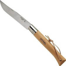 Opinel INOX N.13 - Coltello da Tasca Grigio Acciaio Inox Lama 13 cm Manico in Le