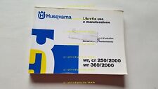 Husqvarna WR 250/360 - CR 250 2000 manuale uso manutenzione ITALIANO originale