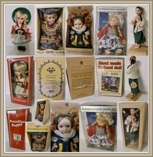 Lotto 5 Bamboline porcellana