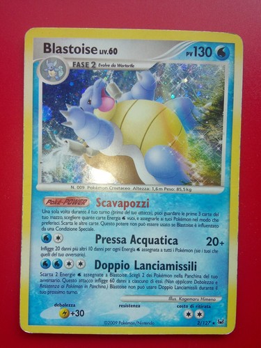 Pokemon card blastoise platino - pokemon,