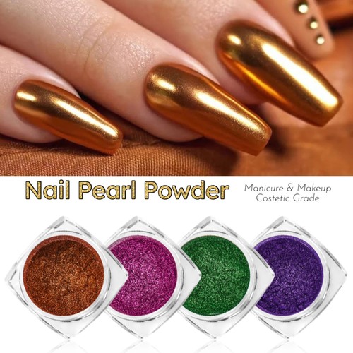 Polvere unghie perla - unghie, shimmer
