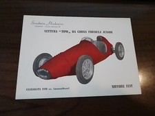 1958s FORMULA JUNIOR, SCUDERIA MADUNINA MILANO-, CARTOLINA FORMULA JUNIOR