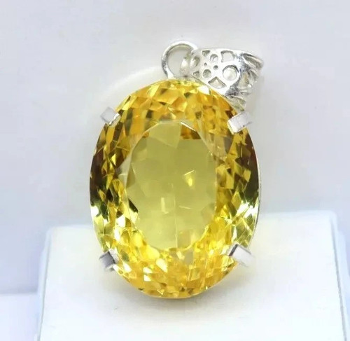 Topazio giallo ovale - giallo,
