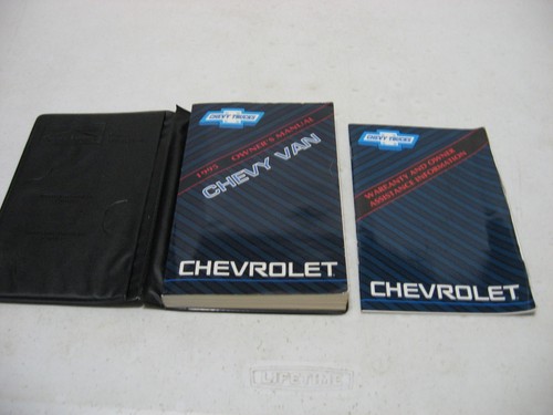 1995 chevy van owners manual - 1995,