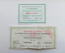 ROLEX Guarantee Warranty Booklet Serial 1117401 - Anni '60