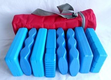 ✅ 8 mattonelle ghiaccio per frigo portatile + Portabottiglia termica