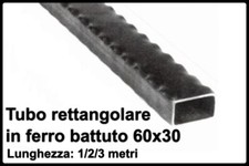 barra rettangolare in ferro