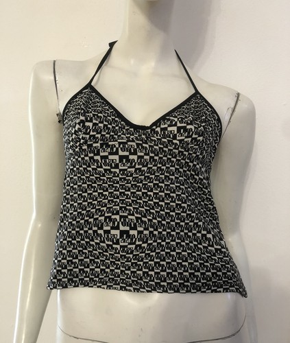 Ferre top bianco nero - gf,