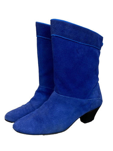 Stivali vintage anni - , blu
