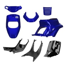 Kit Carene TNT 8 Pezzi Blu Metal Nero MBK BOOSTER SPIRIT 50 1995-2003