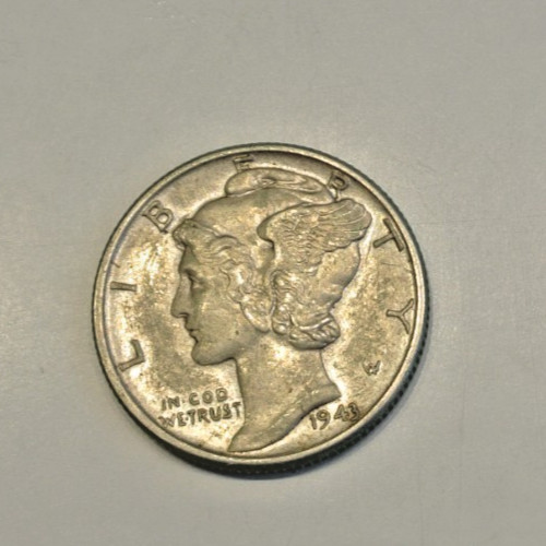 One dime 1943 rare enspl - ,