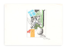 Giorgio BELLANDI - tecnica mista e pastelli 50X70 - cm 1964