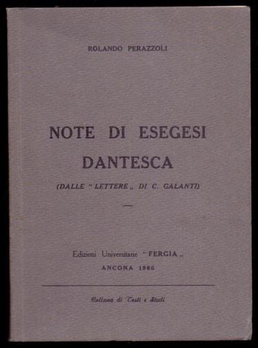 Note esegesi dantesca 1966 - note,