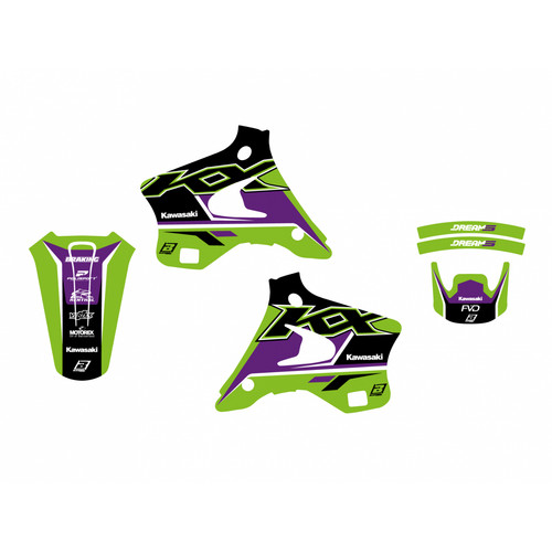 Kit adesivi grafiche - , kawasaki