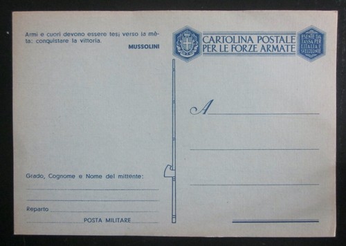 Cartolina postale per forze - cartolina, le