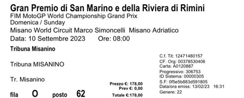Biglietti motogp moto - motogp, gp
