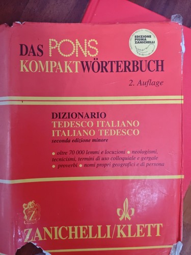 Duden zanichelli dizionario - zanichelli.,