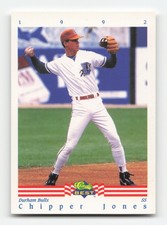 1992 Classic Best Fisher Nuts #5 Chipper Jones quasi nuovo o migliore