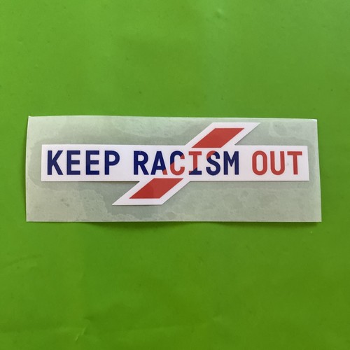 Toppa patch keep racism - toppa,