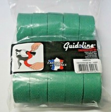 2 PZ Nastro Manubrio TELATO VERDE ADESIVO COTONE Vintage BICICLETTA CORSA EROICA