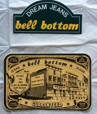 Adesivi Sticker vintage  BELL BOTTOM JEANS