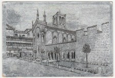 FERRARA - ANTICA CHIESA DI S. ROMANO - CARTOLINA ARGENTATA - VIAGG. 1959 -32436-