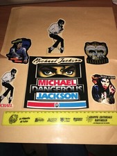 STICKERS MICHAEL JACKSON NR.6 ADESIVI/NR.6 STICKERS VINTAGE (PEPSI DANGEROUS)