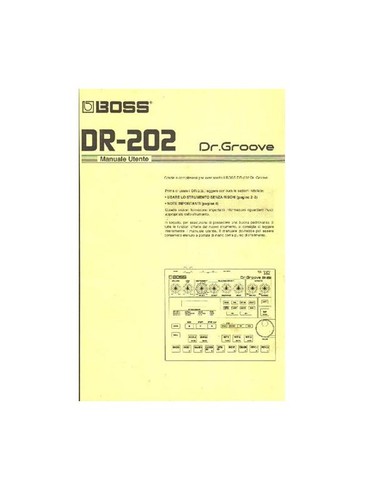 Roland 202 manuale di - roland, dr-202