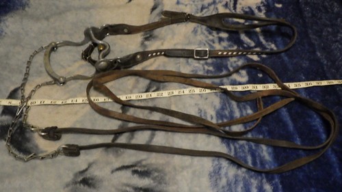 Vintage pelle orecchio - pelle, un