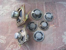 9 altoparlanti radio d'epoca