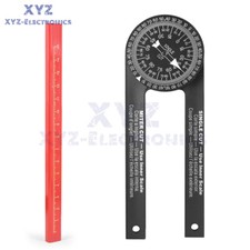 Goniometro misuratore livello seghetto lavorazione legno goniometro + matita marcatura