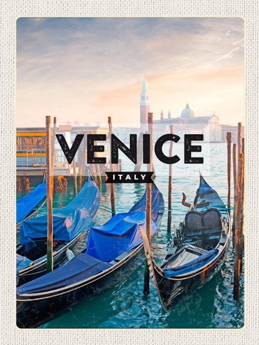 Targa legno 30x40 venezia - legno,