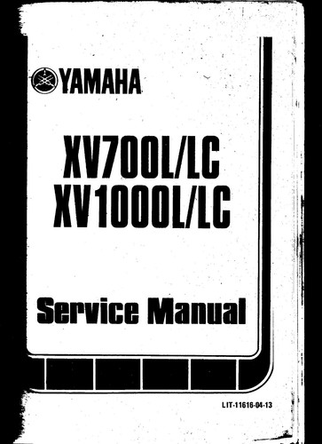 Yamaha xv700l xv1000l w - yamaha, xv700l/lc