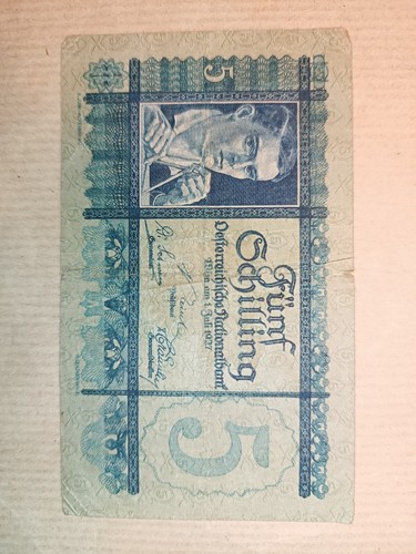 Banconota antica austria 5 - ,