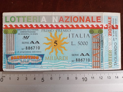 Biglietto lotteria nazionale - lotteria,
